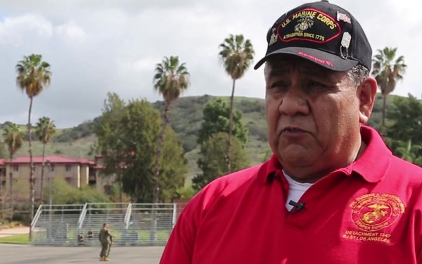 Interview- Daniel Zepeda Jr. - Camp Pendleton 71st Commemoration of the Battle of Iwo Jima tour