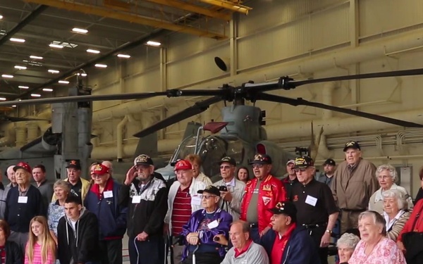 B-Roll - Camp Pendleton 71st Commemoration of the Battle of Iwo Jima Tour