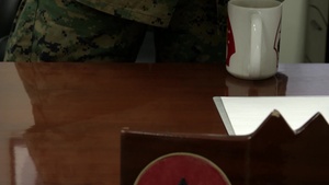 B-roll of Sgt. Maj. Wyble