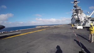AV-8B Harrier II Launch from USS Boxer (LHD 4)