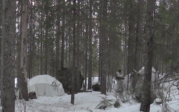 Combined Arms Company winter-survival training in Norway