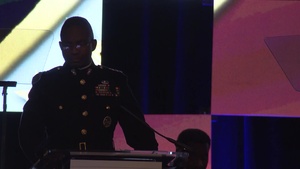 Lt. Col. Everly Recieves BEYA at Stars and Stripes Dinner