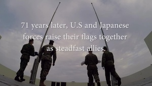 Steadfast Allies Raise Flags Together