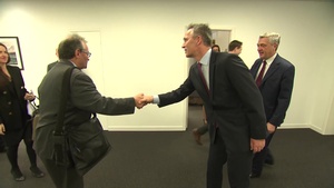 Visit to NATO by the United Nations High Commissioner for Refugees