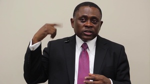Dr. Omalu Talks to Wounded Warriors (B-ROLL/INTERVIEW)
