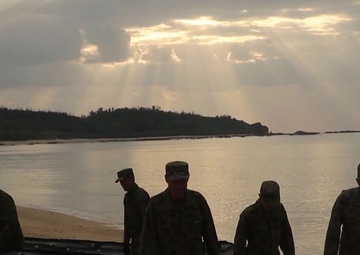 JGSDF observe U.S. Marines conduct boat training (BROLL Package)