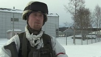 Swedish soldier talks about Cold Response