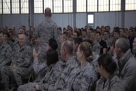 The 181st IW Hosted a Visit From the Command Chief of the ANG