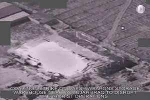 Feb. 29: Coalition airstrike on Daesh weapons storage warehouse near Fallujah