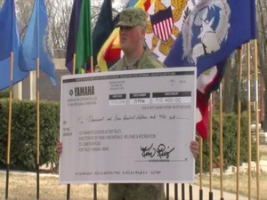 March 2016 Yamaha ATV/OHV Access Initiative Grant Award Acceptance Ceremony at Fort Riley