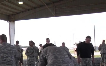 451st ESC Conducts Combatives Training at North Fort Hood
