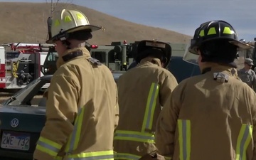 SD Army National Guard's Firefighting Team conducts vehicle extrication training