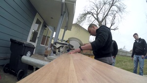 Ellsworth Airmen Volunteer With Habitat for Humanity
