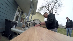 Ellsworth Airmen Volunteer With Habitat for Humanity | Raw Version
