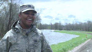 Barksdale Flooding, March 2016: Capt Champion Interview