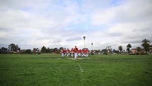 Marine Corps Battle Color Detachment performs at MCAS Miramar (B-roll)