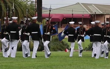 Marine Corps Battle Color Detachment performs at MCAS Miramar