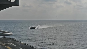 LCAC Prepares to Enter Well Deck of USS Boxer