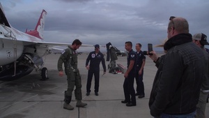 Gerard Butler Flies with the Thunderbirds: Landing