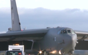 B-52s Arrive at Moron Air Base, Spain