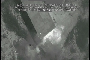 Mar. 13: Coalition Strike on Daesh Concealed Mortar Position Near Sinjar