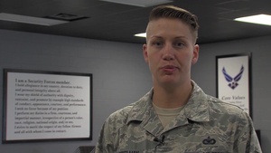 Staff Sgt. Lacey Bunkelman - 119th Wing Air Force Combatives Training