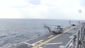 Marines, Navy conduct flight operations at sea