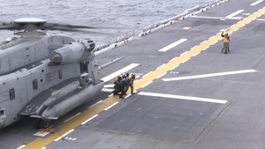 Marines, Navy conduct flight operations at sea