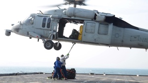 USNS Sacagawea Vertical Replenishment Mar. 19