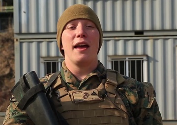 Georgia Marine greets family from South Korea