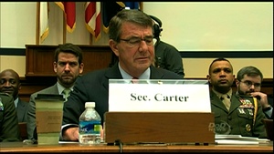 Carter Testifies on Defense Budget