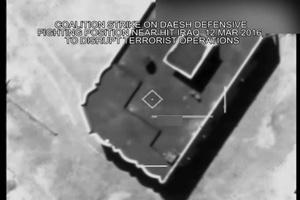 Mar. 12: Coalition strike on Daesh defensive fighting position near Hit