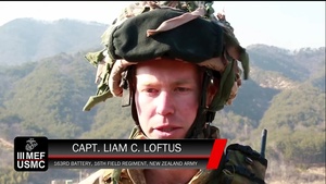 New Zealanders train with ROK and U.S. Marines in South Korea