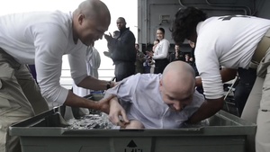 Baptism on Easter Sunday Aboard USS Harry S. Truman (CVN 75)
