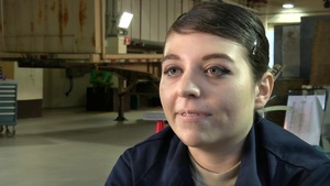 Air Force Report: RAF Lakenheath's Only Female Vehicle Maintenance Mechanic