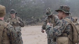 B-Roll of Marine Wing Support Squadron 171 Marines practicing immediate action drills