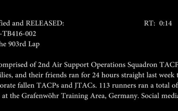 TACP: The 903rd Lap (Social Media)