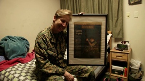 B-Roll of Gunnery Sgt. Kelly Anderson, the first female Marine to graduate from designated marksman school