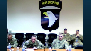 101st Airborne Division Live Town Hall from Baghdad