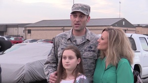 74th Expeditionary Fighter Squadron Return Home to Loved Ones