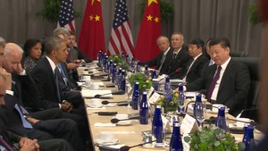 President Obama holds a bilateral meeting with President Xi Jinping of the People’s Republic of China (English and Chinese)