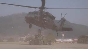 Air Defenders train Patriot Resupply with Army Aviators