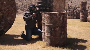 "Ready Player 1: Marines participate in unit vs. unit paintball tournament"