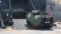 Military Sealift Command Ships Offload Gear, Supports Balikatan 2016 (without graphics)