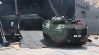 Military Sealift Command Ships Offload Gear, Supports Balikatan 2016