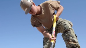 Seabees Set Up Camp Badger, Aqaba, Jordan for IMCMEX 2016