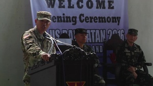 Exercise Balikatan 2016 opening ceremony