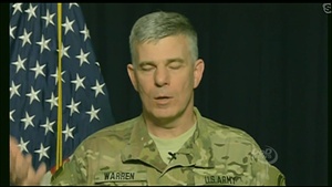 Inherent Resolve Spokesman Briefs Reporters