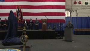 PCU Gerald R. Ford (CVN 78) Statue Dedication