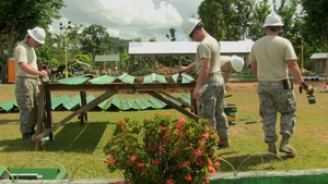 Service Members Continue Repairs at San NIcolas Elementary School During Exercise Balikatan 2016